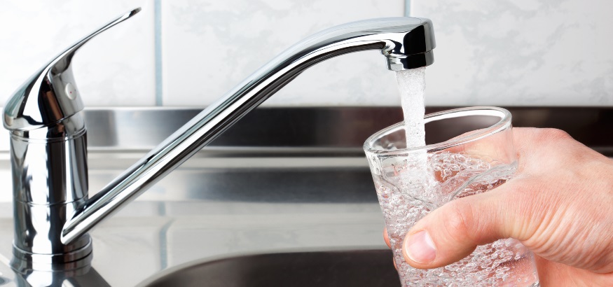 drinking water