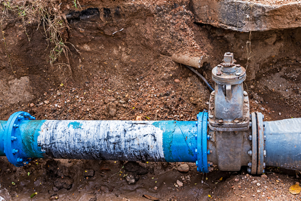 mains chlorination pipes
